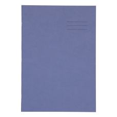 A4+ Exercise Book 80 Page, 10mm Squared, Blue - Pack of 50